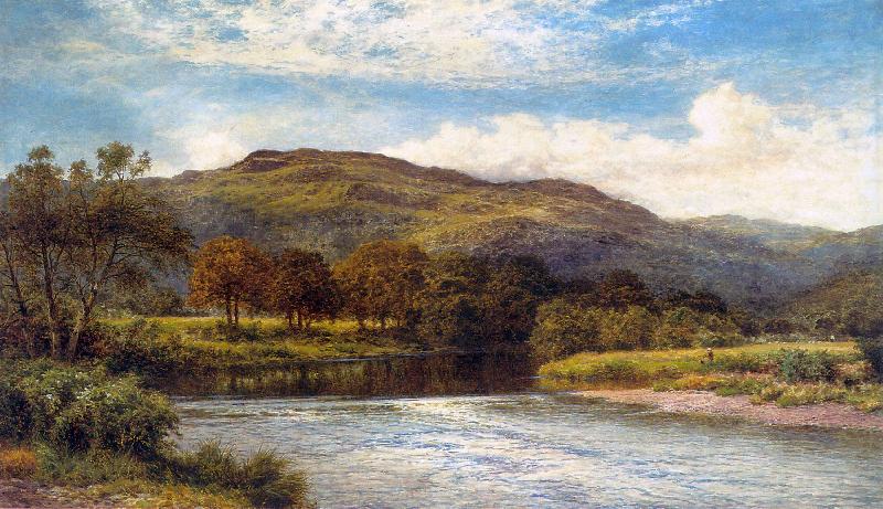 Benjamin Williams Leader The Conway Near Bettws y Coed oil painting picture